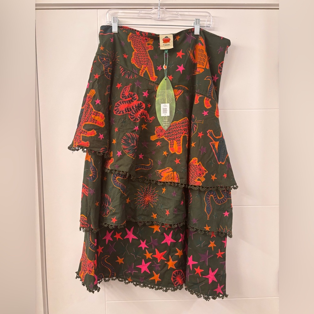 Farm Rio maxi skirt rare 
XL with tags never worn